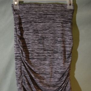 Charlotte Russe heathered grey pencil skirt